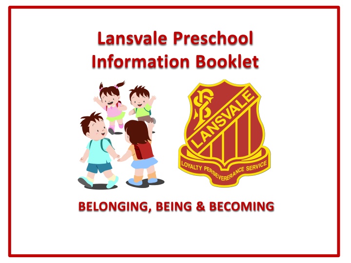 lansvale preschool information booklet