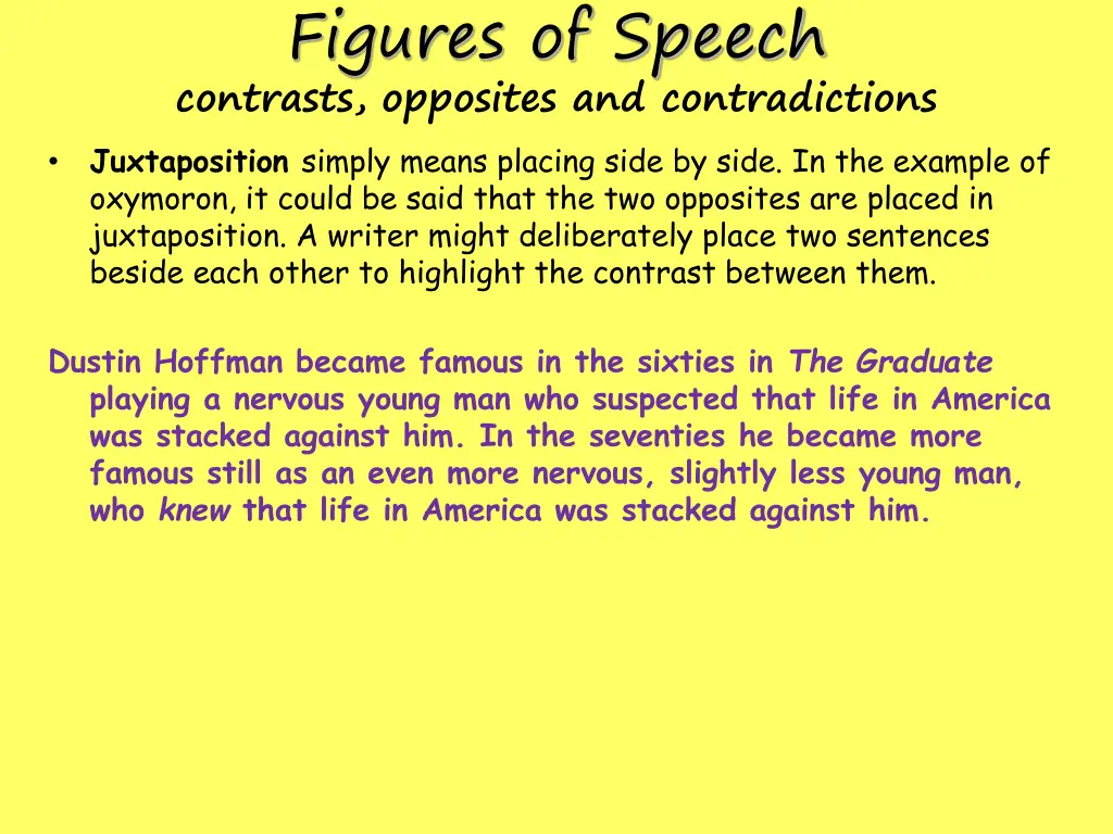 figures of speech contrasts opposites 2