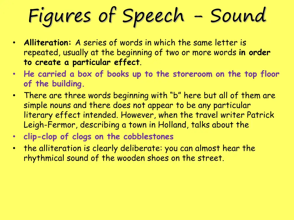 figures of speech sound