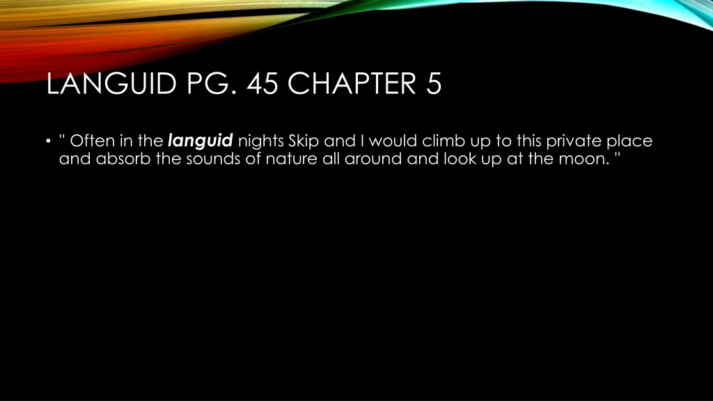 languid pg 45 chapter 5