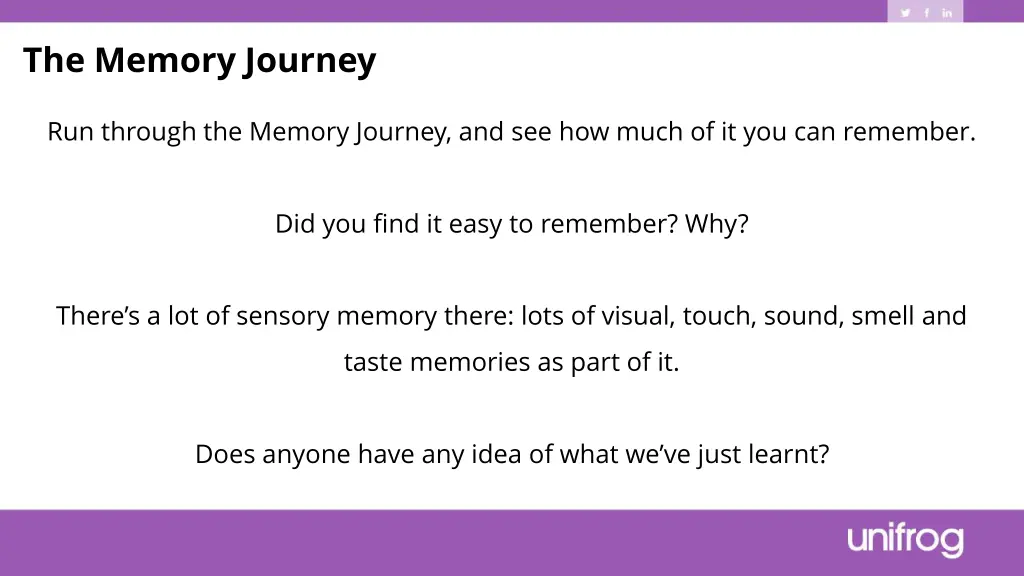 the memory journey 12