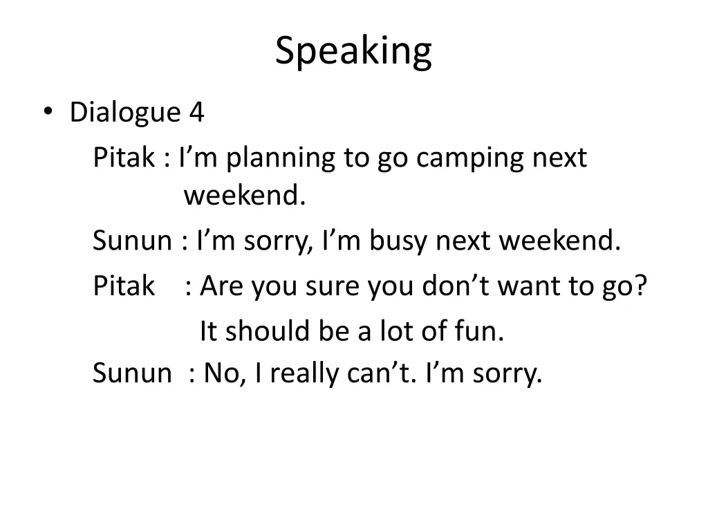 speaking 2