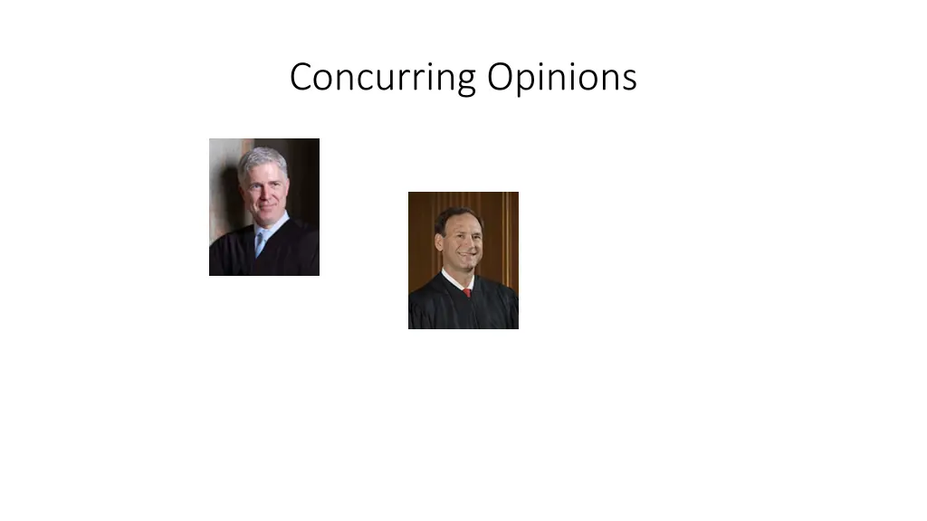 concurring opinions