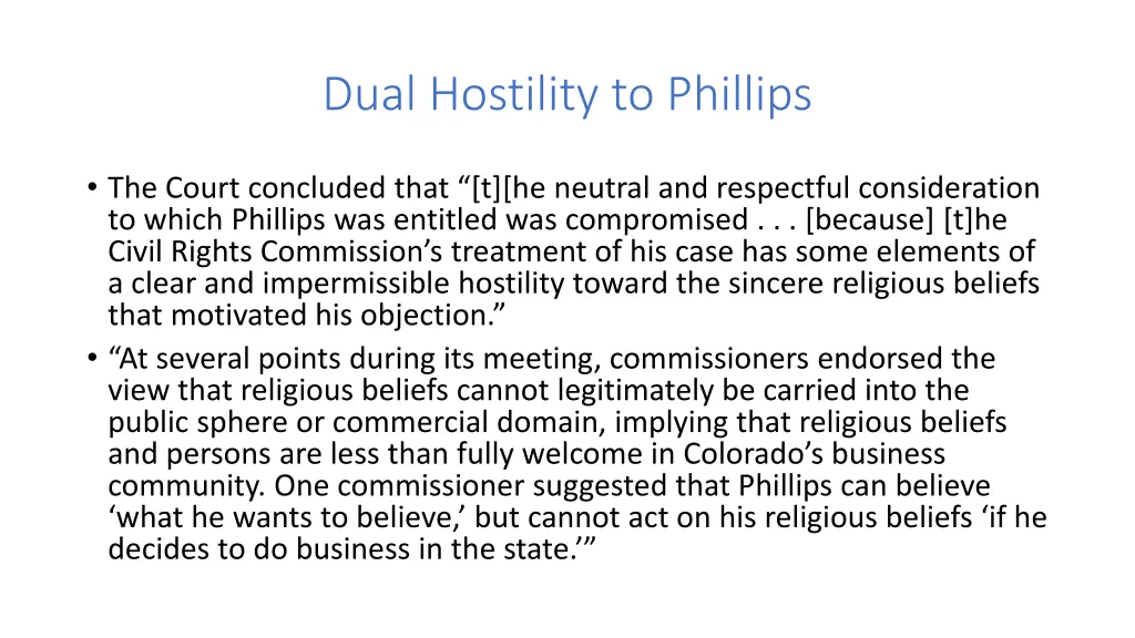 dual hostility to phillips