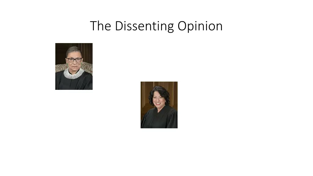 the dissenting opinion