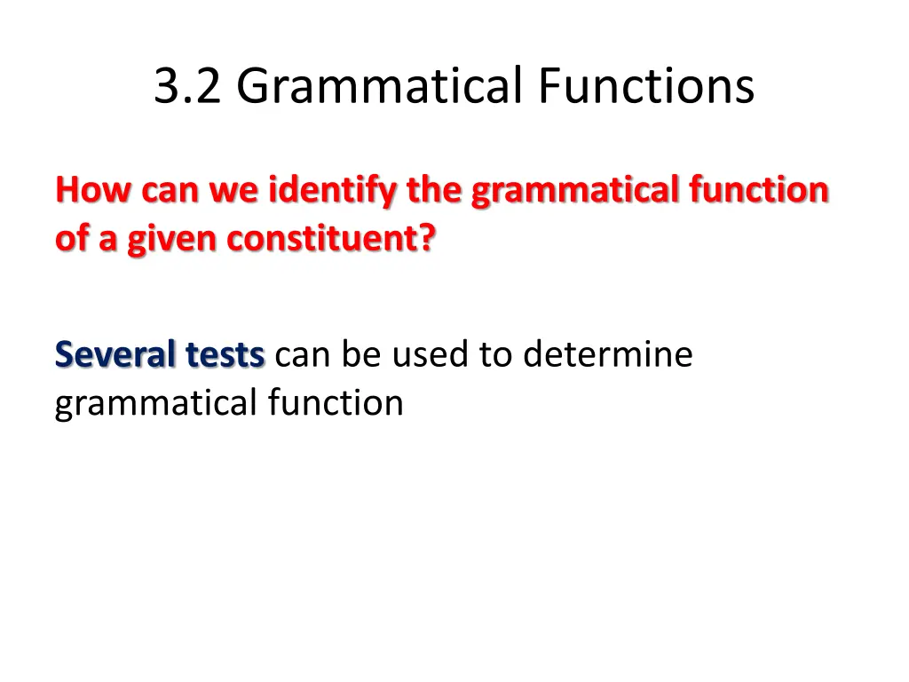 3 2 grammatical functions