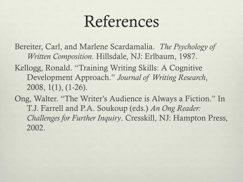 references