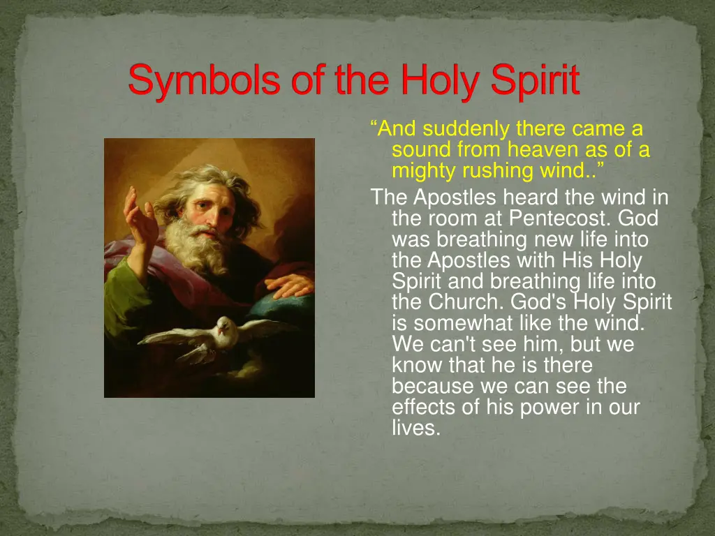 symbols of the holy spirit