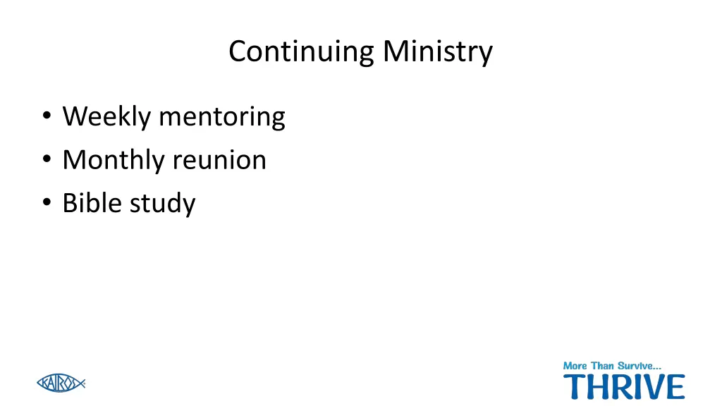 continuing ministry