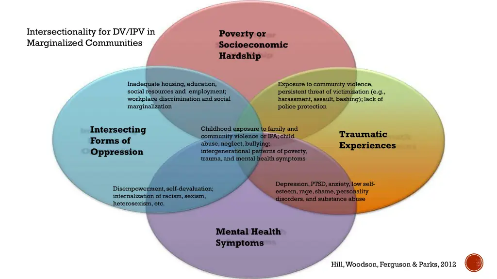 intersectionality for dv ipv in marginalized