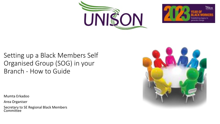 setting up a black members self organised group