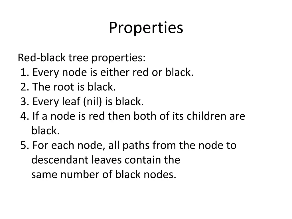 properties