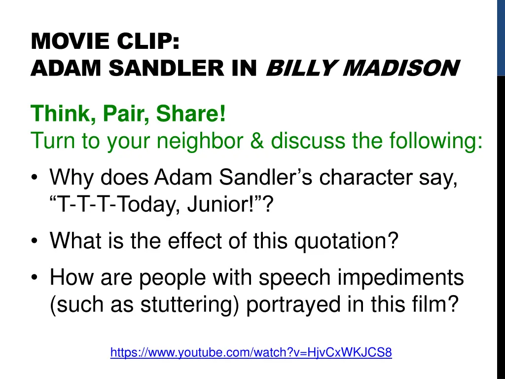 movie clip adam sandler in billy madison