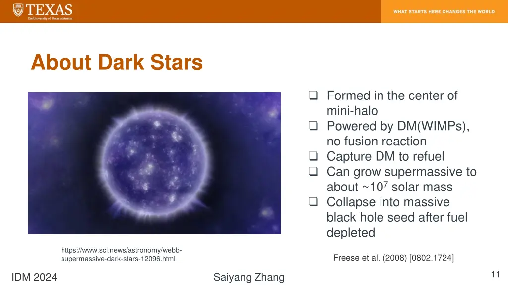 about dark stars