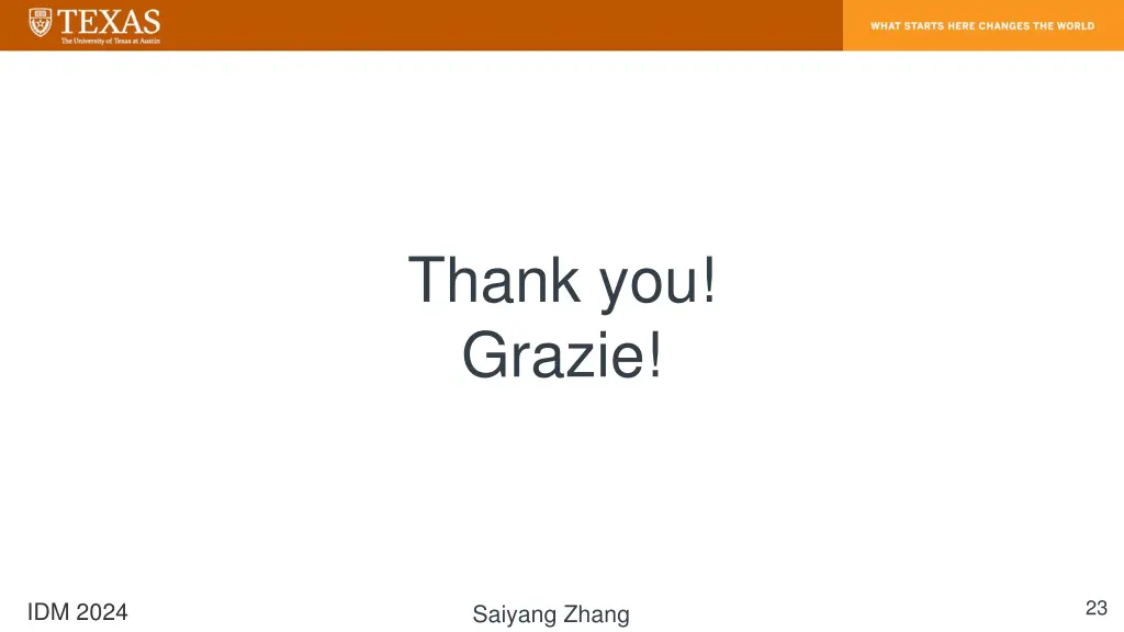 thank you grazie