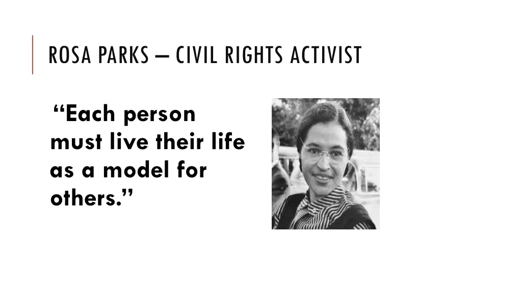 rosa parks civil rights activist