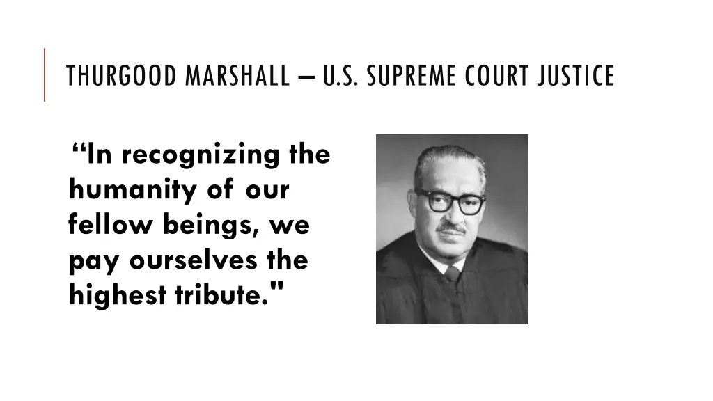 thurgood marshall u s supreme court justice