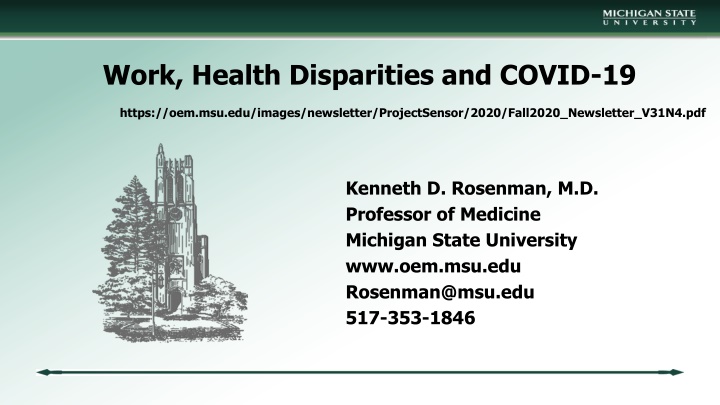 work health disparities and covid 19