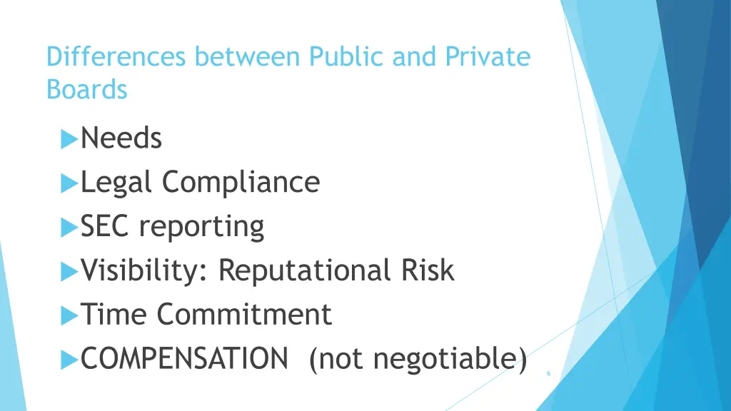 differences between public and private boards