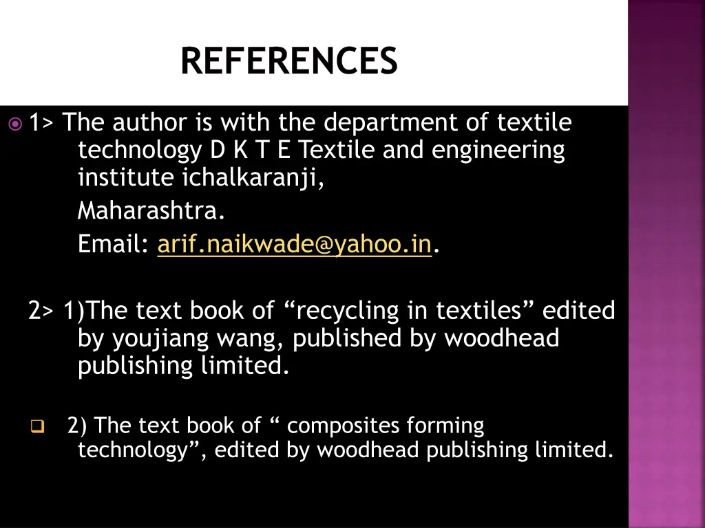 references