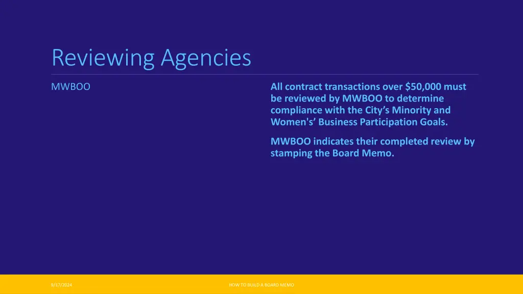 reviewing agencies 2