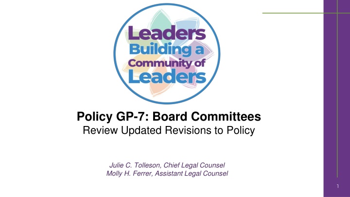 policy gp 7 board committees review updated