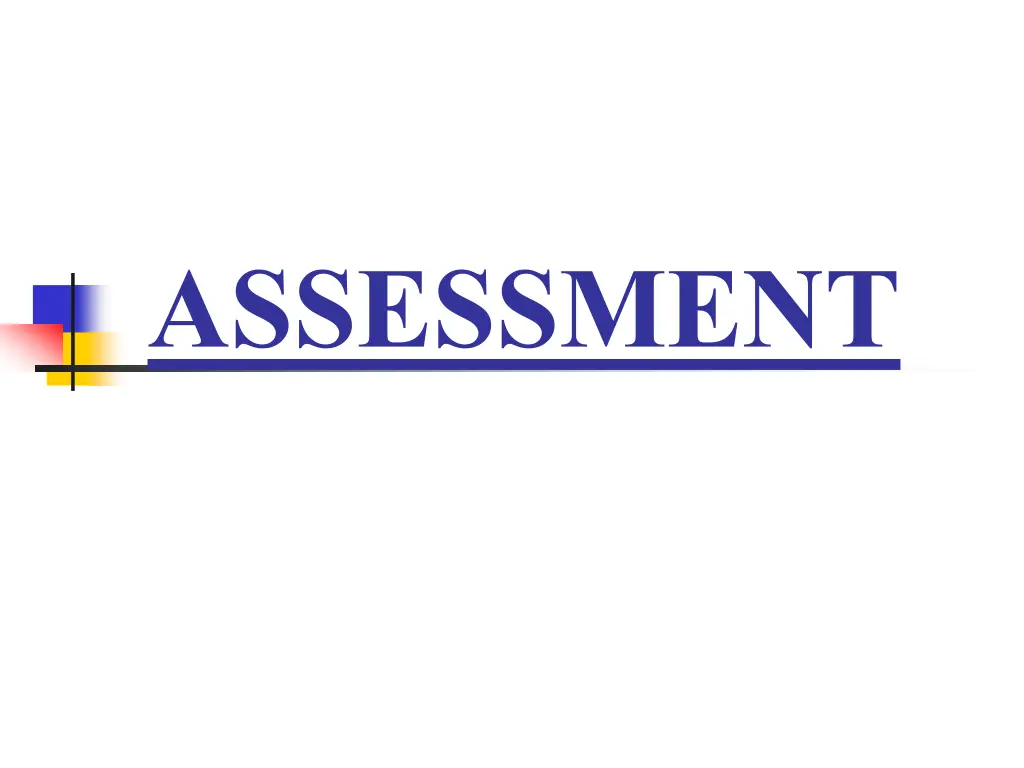 assessment