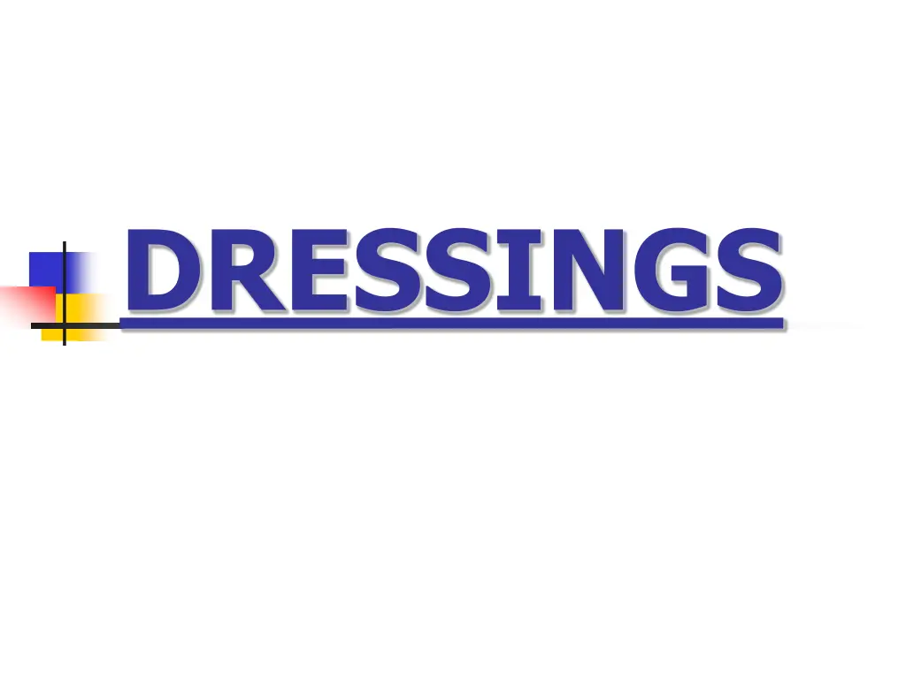 dressings