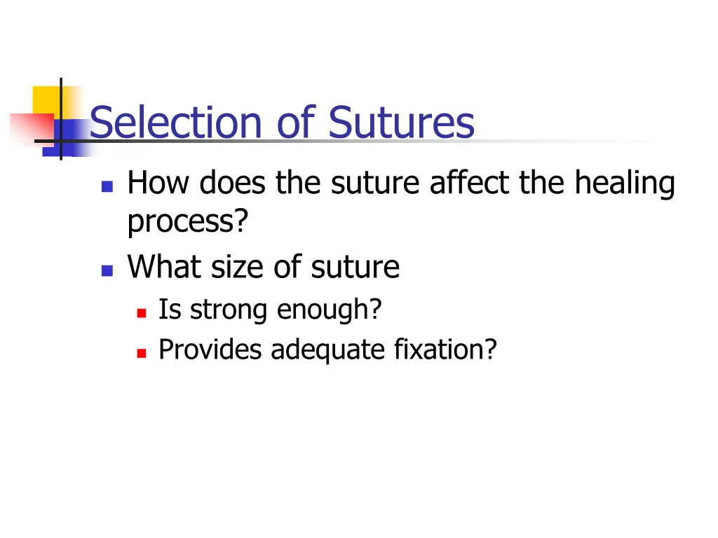 selection of sutures 1