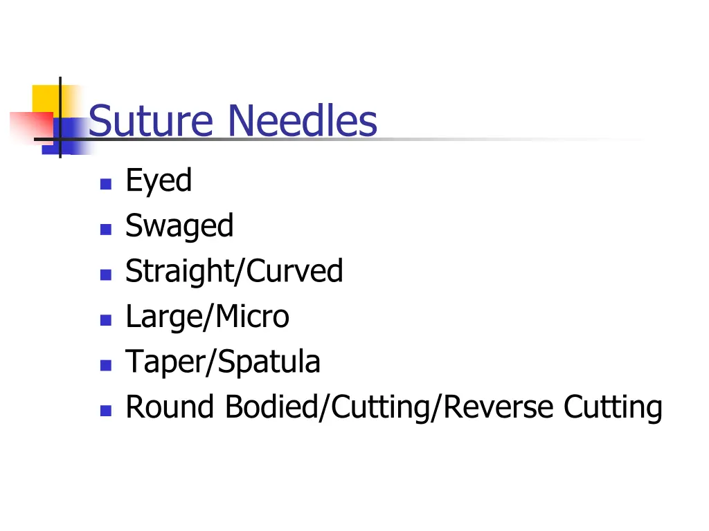 suture needles