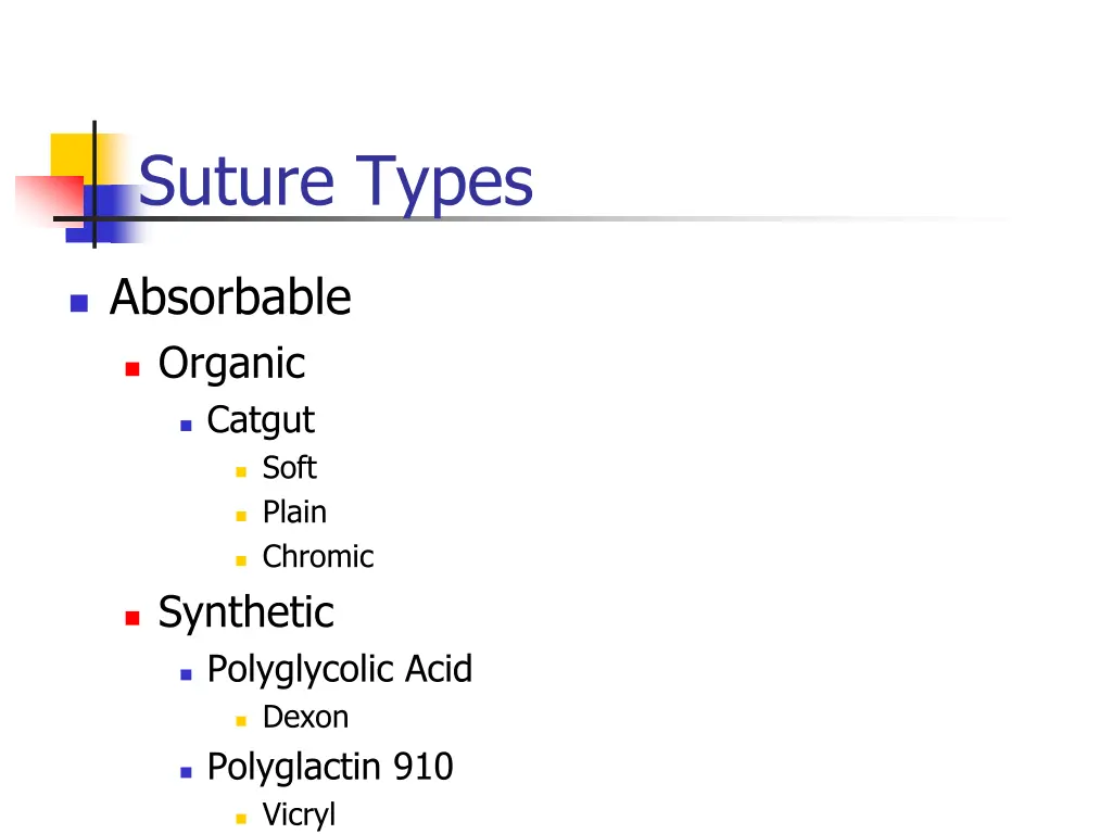 suture types