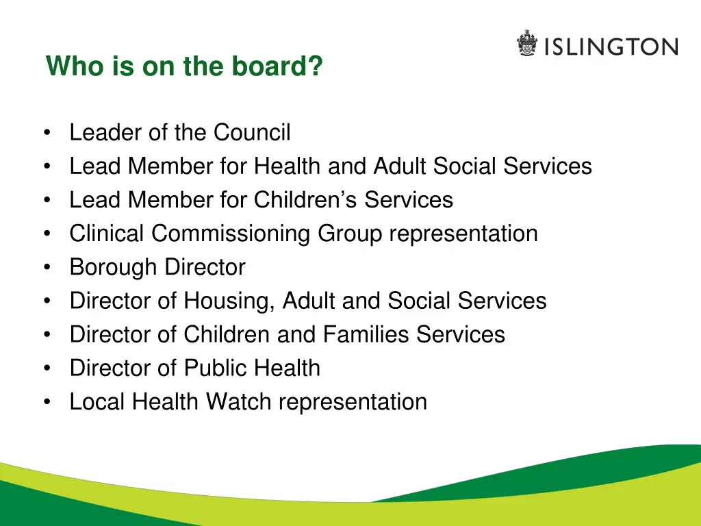 who is on the board