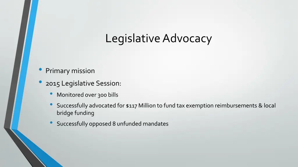 legislative advocacy