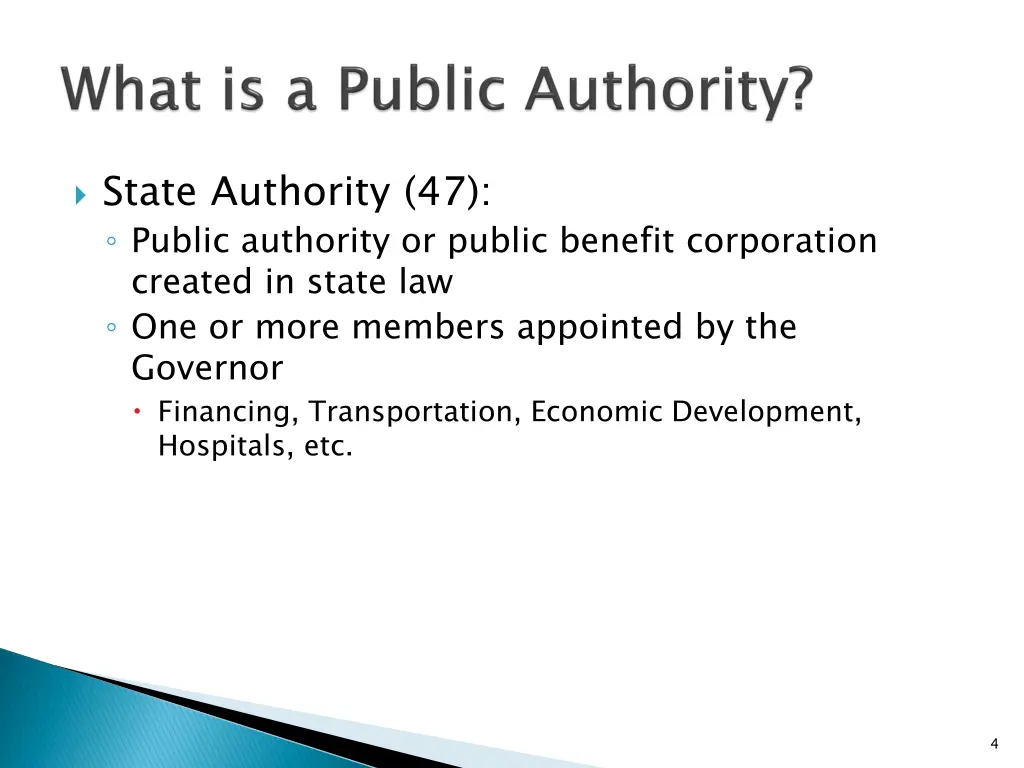 state authority 47 public authority or public