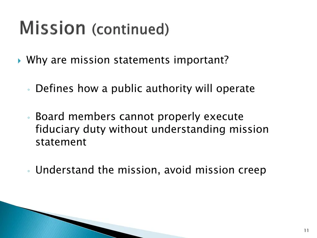 why are mission statements important