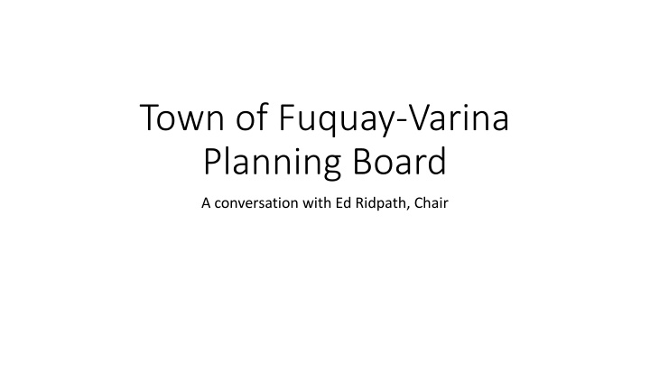 town of fuquay varina planning board