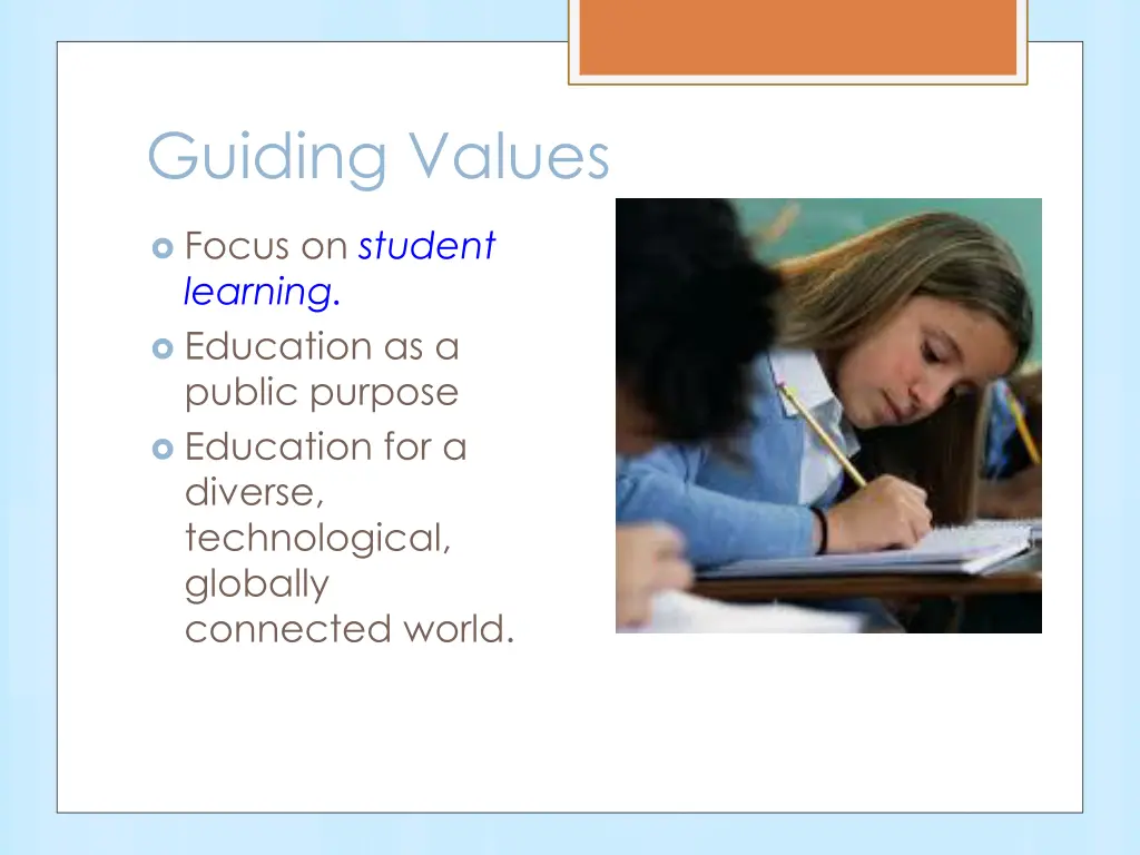 guiding values