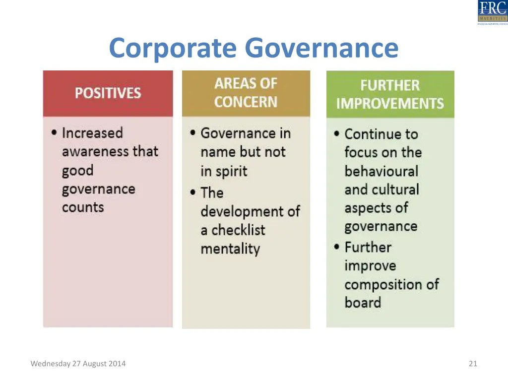 corporate governance 1