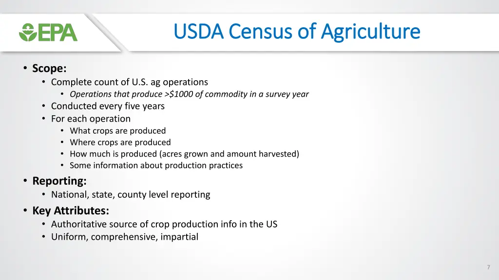 usda census of agriculture usda census