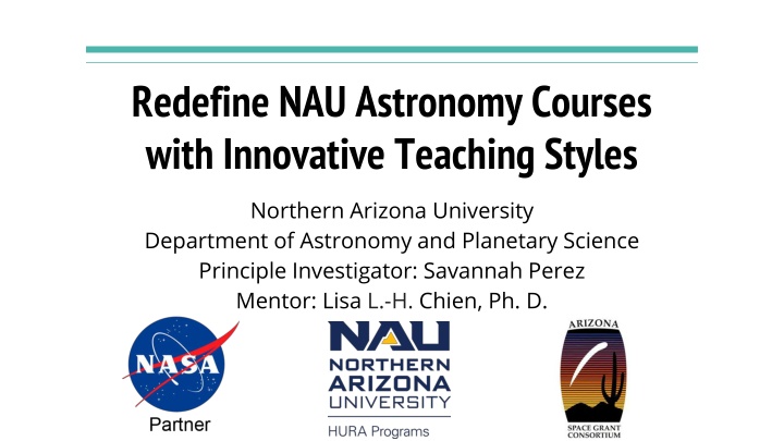 redefine nau astronomy courses with innovative