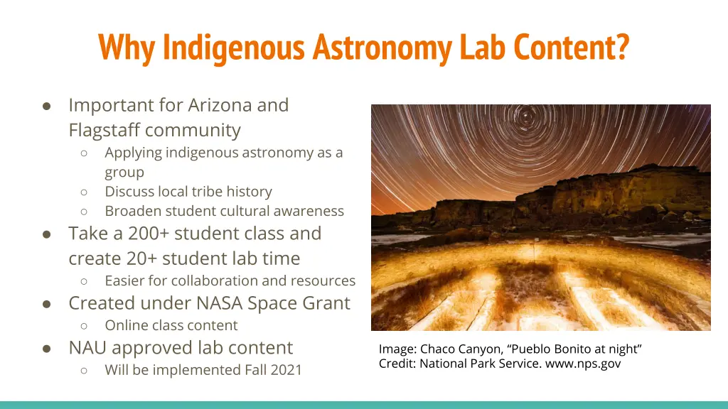 why indigenous astronomy lab content