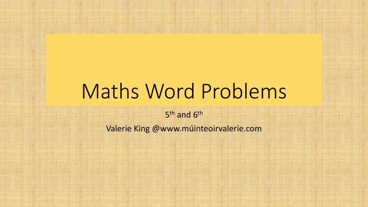 maths word problems