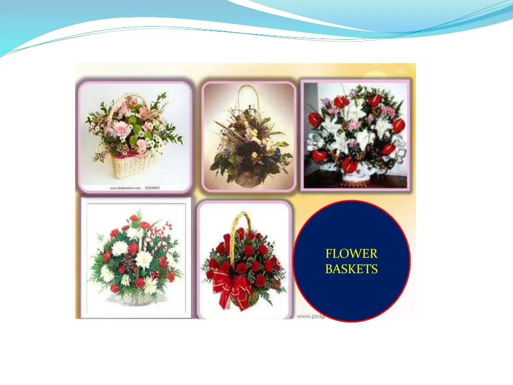 flower baskets