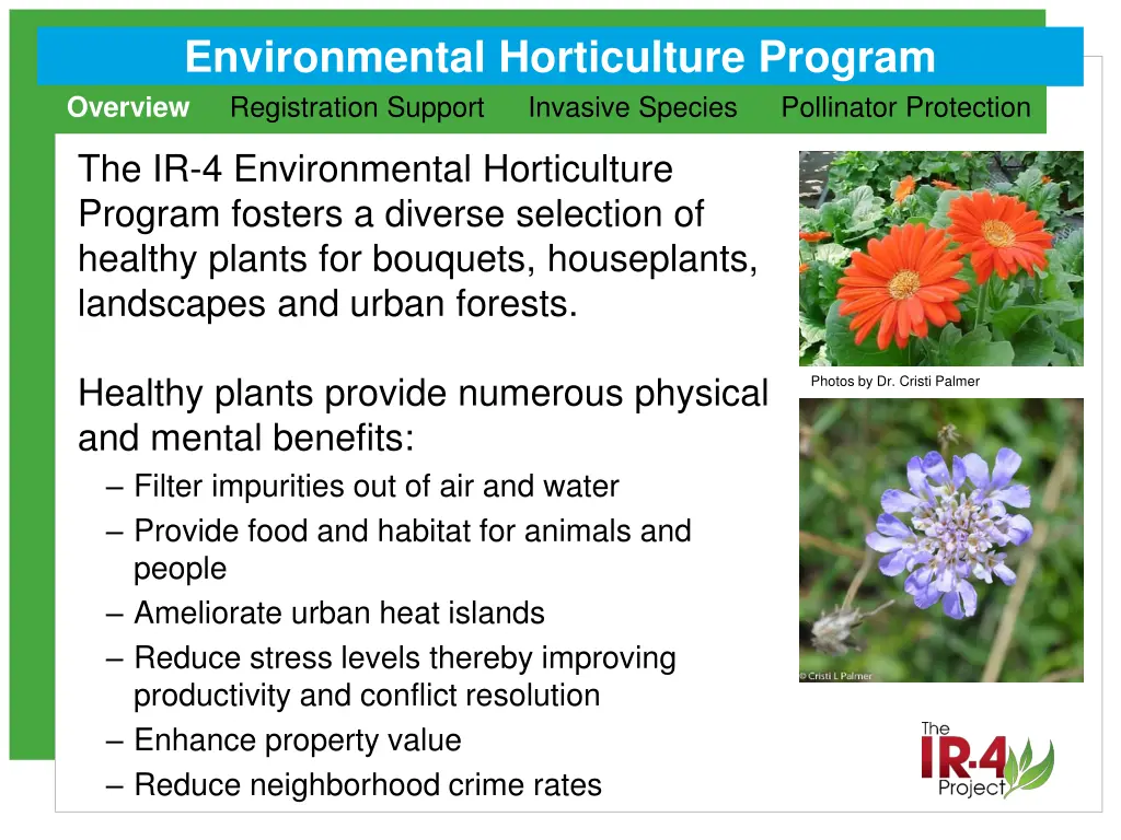 environmental horticulture program overview