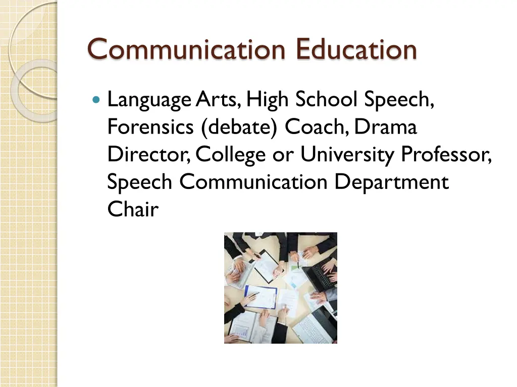 communication education