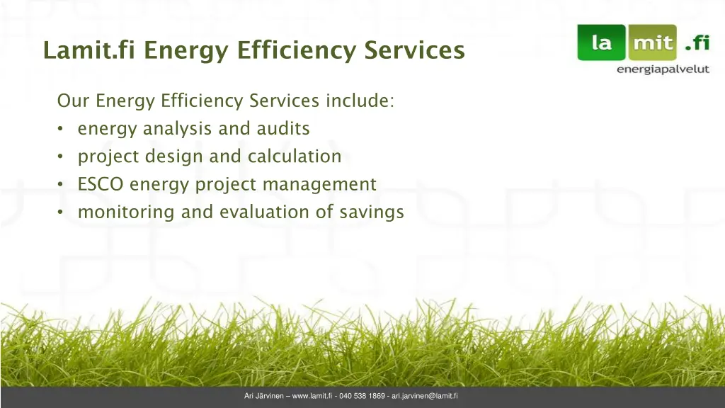 lamit fi energy efficiency services