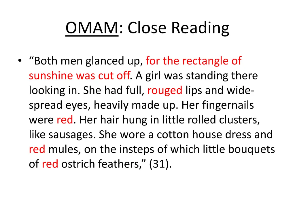 omam close reading 1