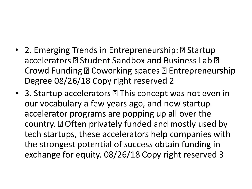 2 emerging trends in entrepreneurship startup