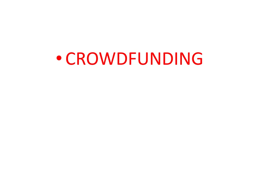 crowdfunding