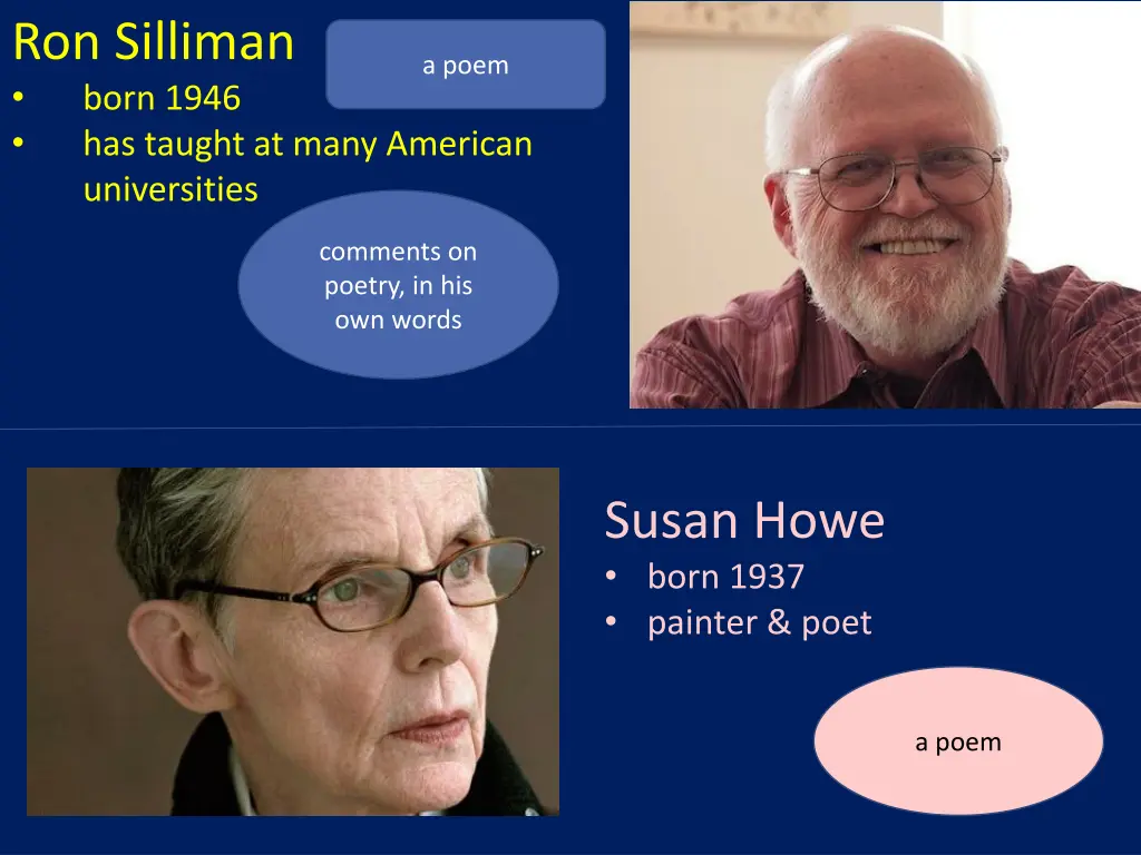 ron silliman born 1946 has taught at many